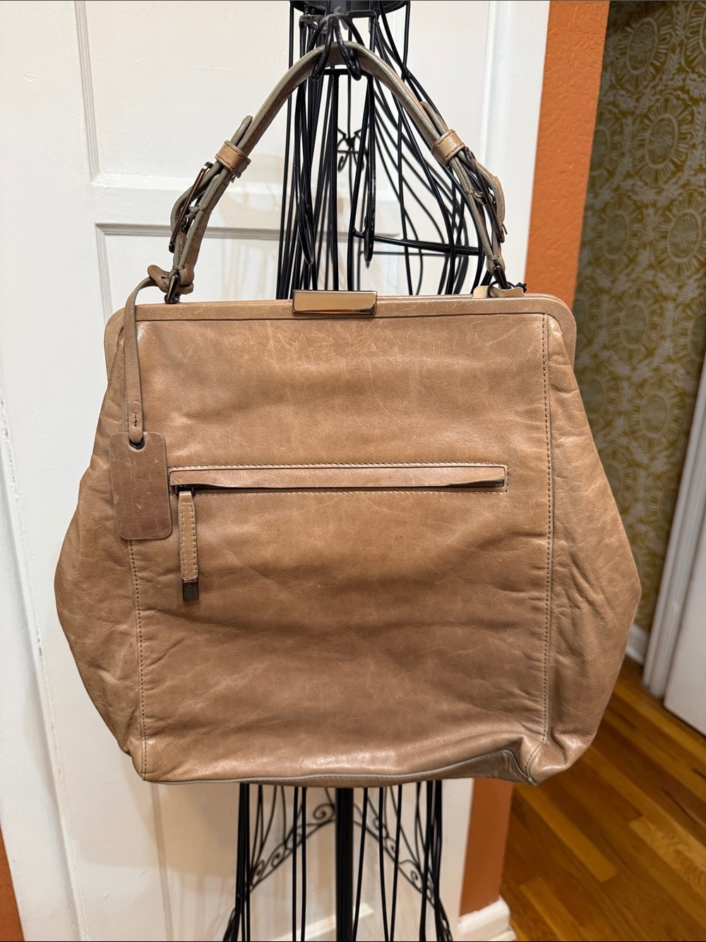 Cole Haan Leather Women's Classic Tote Bag in Light Brown